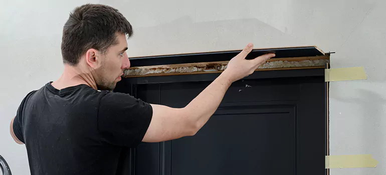 Wood Door Hole Repair in Ferry Pass, FL