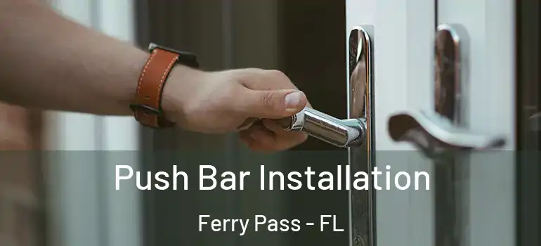  Push Bar Installation Ferry Pass - FL