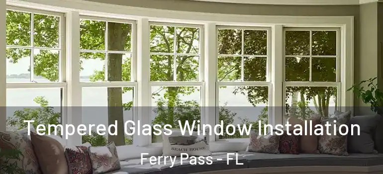  Tempered Glass Window Installation Ferry Pass - FL
